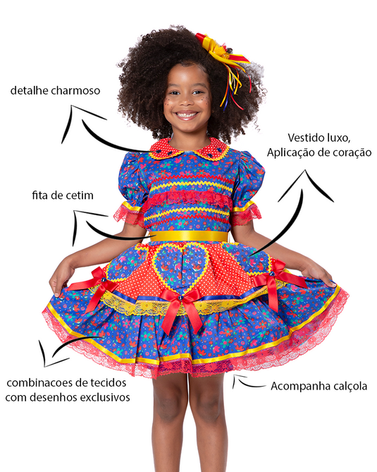 VESTIDO JUNINO BANOFEE - J1551