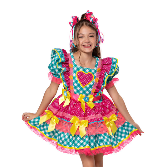 VESTIDO JUNINO CHANTILLY - J2704