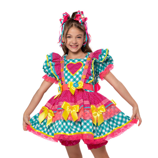 VESTIDO JUNINO CHANTILLY - J2704