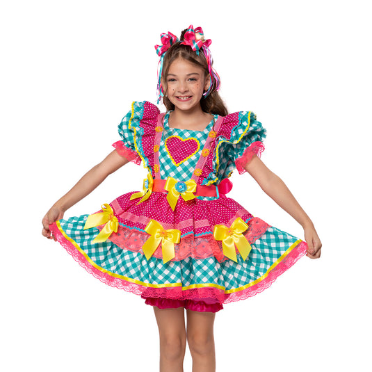 VESTIDO JUNINO CHANTILLY - J2704