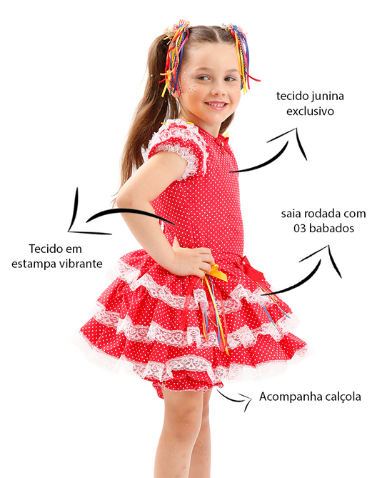 VESTIDO JUNINO SANDY - J1772