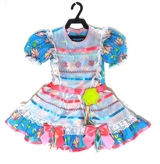 VESTIDO JUNINO TAPIOQUINHA- INFANTIL