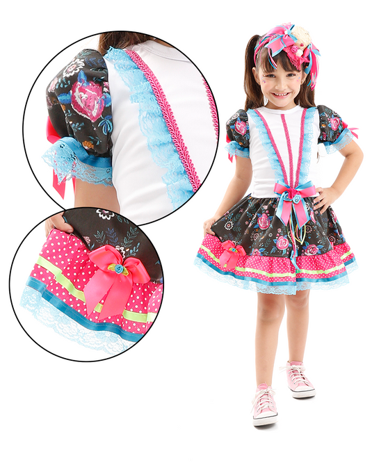 VESTIDO JUNINO MARIA ANABEL - J1767