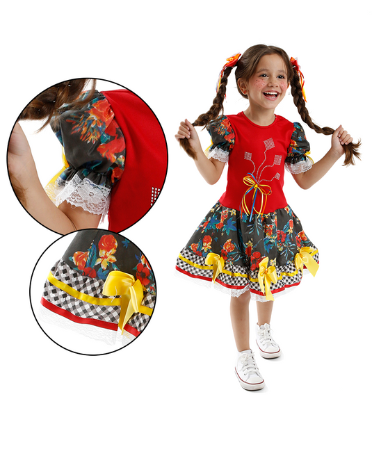 VESTIDO JUNINO NADINE - J1776