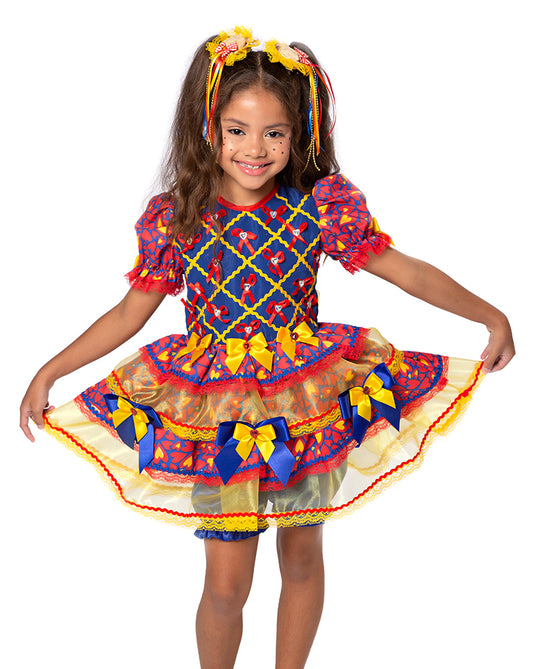 VESTIDO JUNINO AMENDOINZINHO – J2700