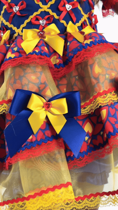 VESTIDO JUNINO AMENDOINZINHO – J2700