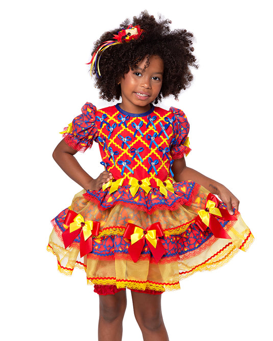 VESTIDO JUNINO AMENDOINZINHO – J2700