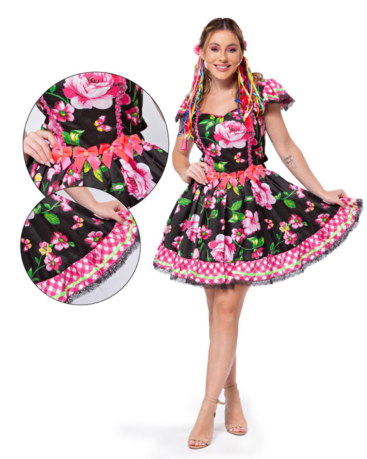 VESTIDOS JUNINO ANIS ADULTO - J97130