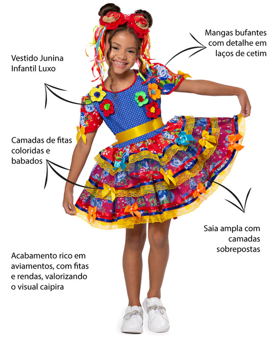 VESTIDO JUNINO ARROZ DOCE – J2702