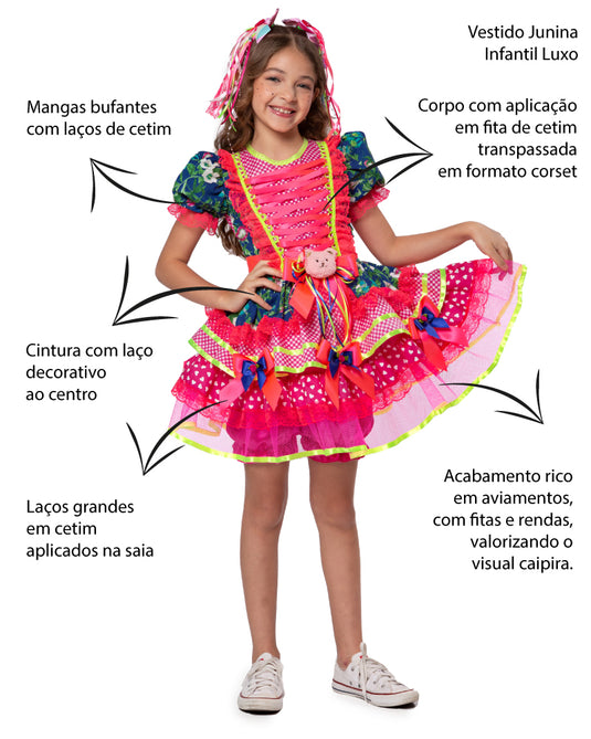 VESTIDO JUNINO BABA DE MOÇA – J2703