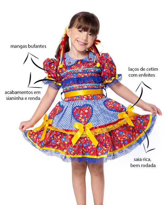 VESTIDO JUNINO BANOFEE - J1551
