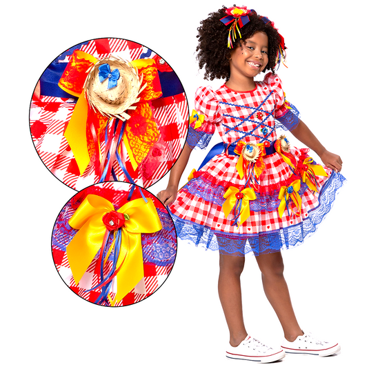 VESTIDO JUNINO BOMBINHA – J2701