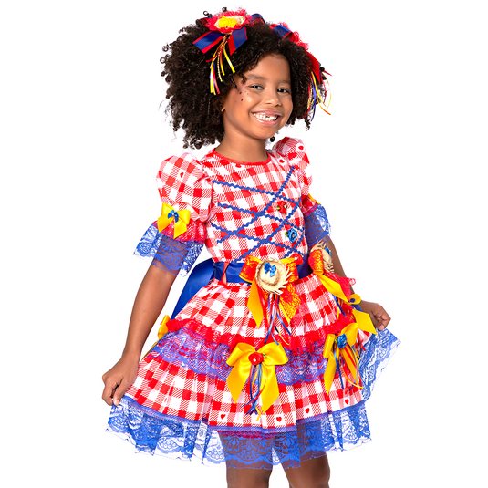 VESTIDO JUNINO BOMBINHA – J2701