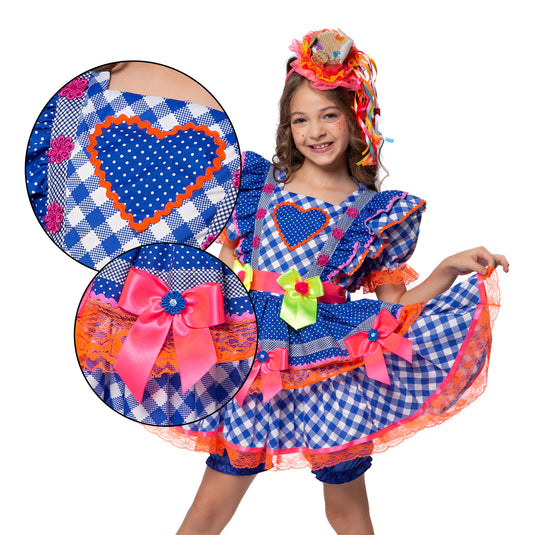 VESTIDO JUNINO CHANTILLY - J2704