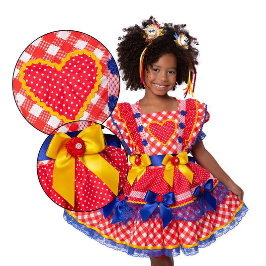 VESTIDO JUNINO CHANTILLY - J2704