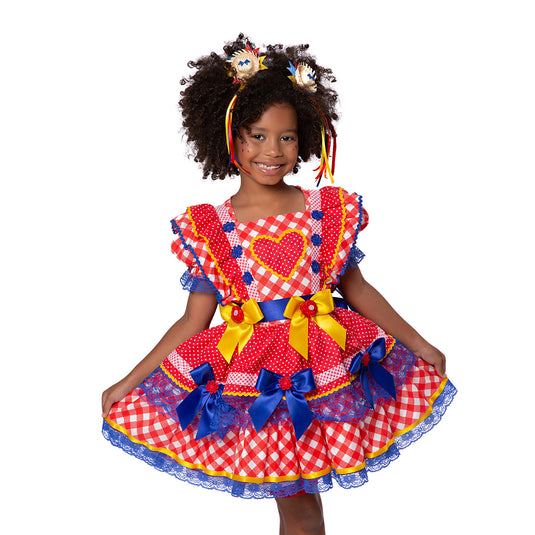 VESTIDO JUNINO CHANTILLY - J2704