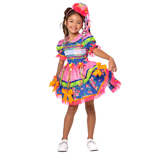 VESTIDO JUNINO CHICLETINHO – J2705