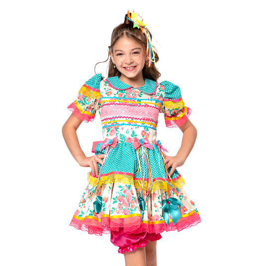 VESTIDO JUNINO CHICLETINHO – J2705
