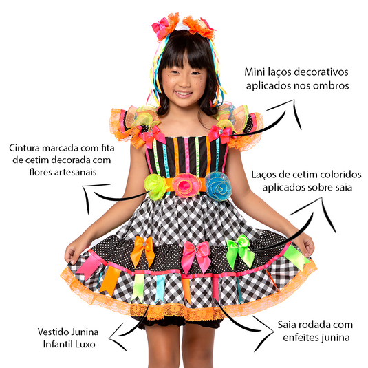 VESTIDO JUNINO DAFNE – J2305