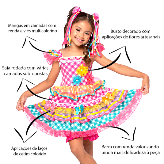 VESTIDO JUNINO DALIA – J2303