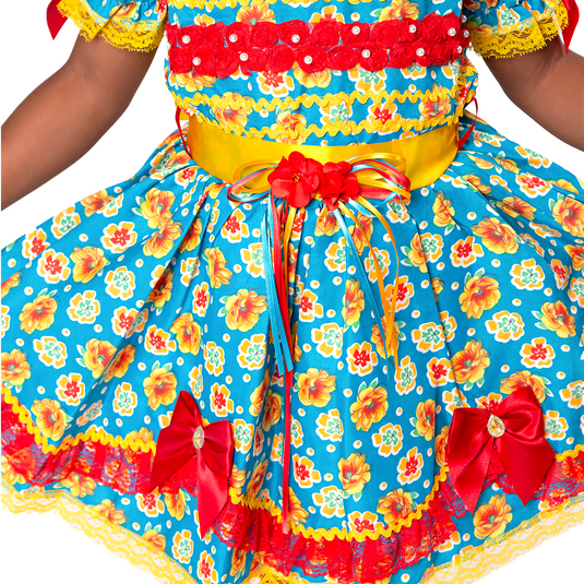 VESTIDO JUNINO JELLY INFANTIL - J1552