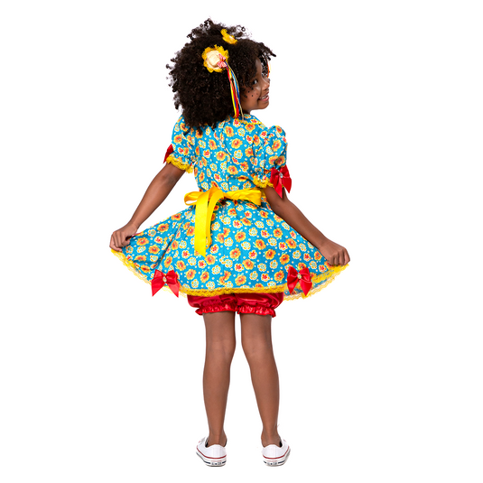 VESTIDO JUNINO JELLY INFANTIL - J1552