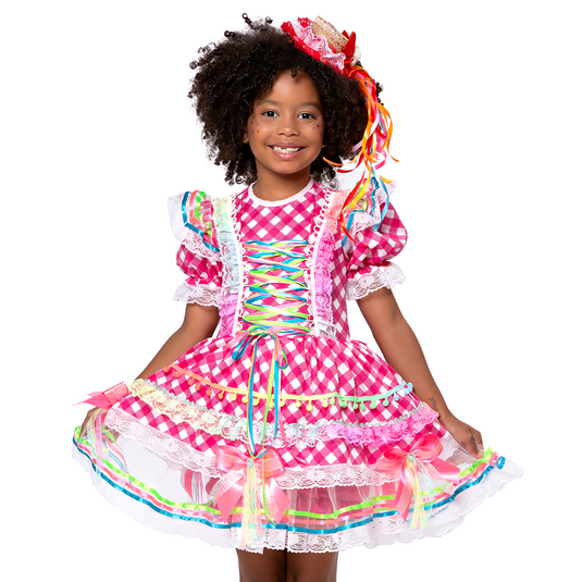 VESTIDO JUNINO JUJUBINHA - J2710