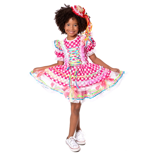 VESTIDO JUNINO JUJUBINHA - J2710