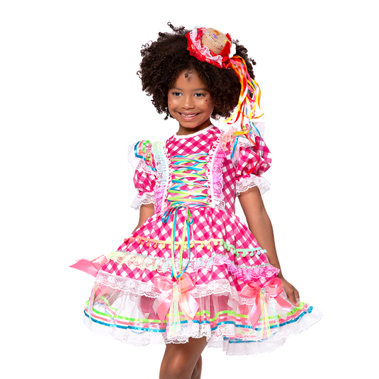 VESTIDO JUNINO JUJUBINHA - J2710