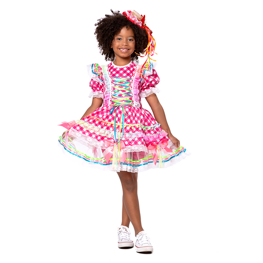 VESTIDO JUNINO JUJUBINHA - J2710