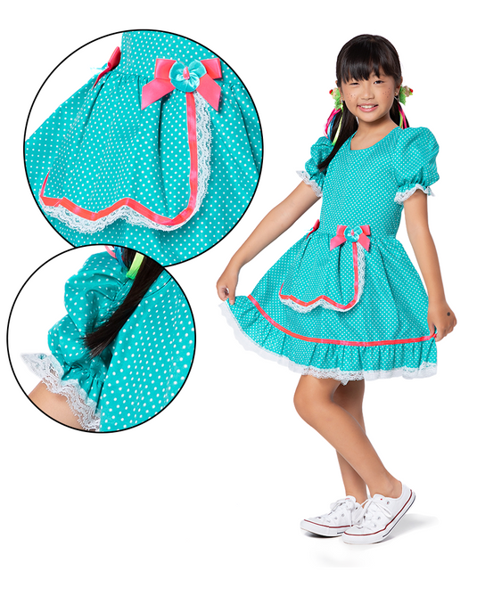 VESTIDO JUNINO LETÍCIA - J1793