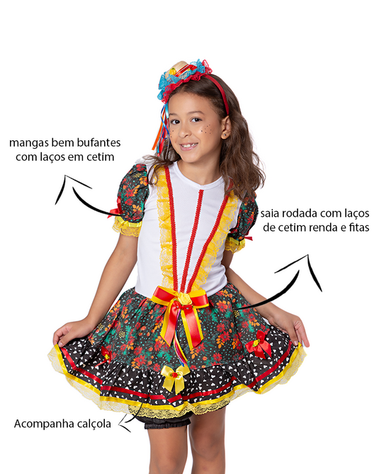VESTIDO JUNINO MARIA ANABEL - J1767