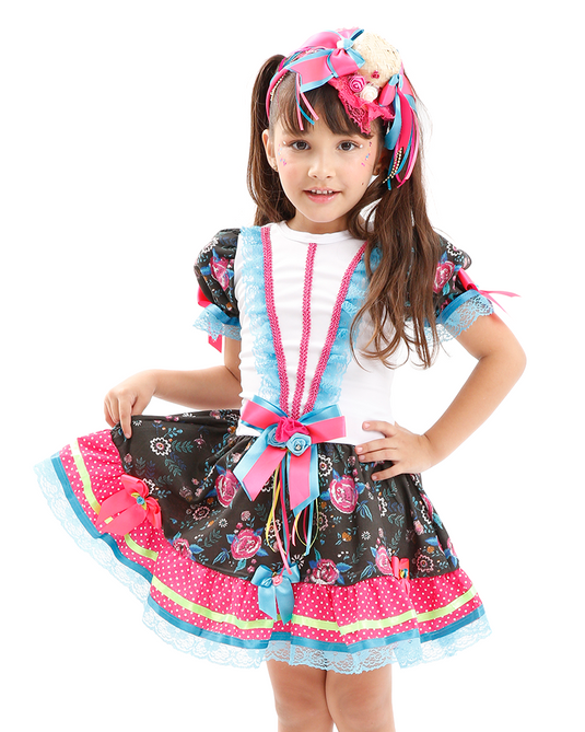 VESTIDO JUNINO MARIA ANABEL - J1767