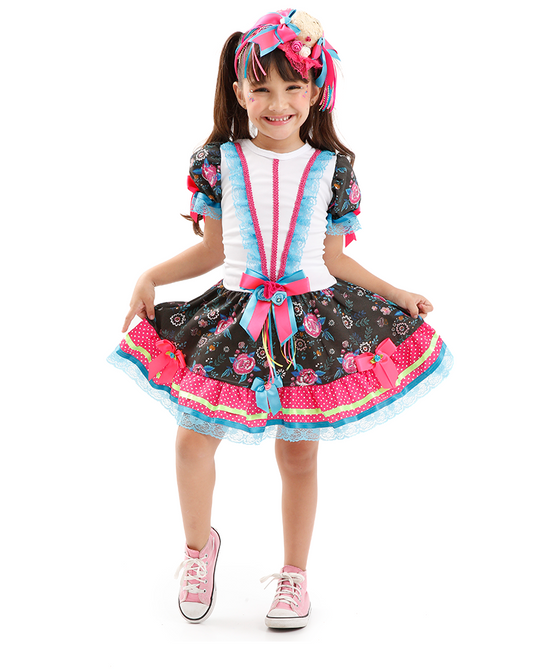 VESTIDO JUNINO MARIA ANABEL - J1767