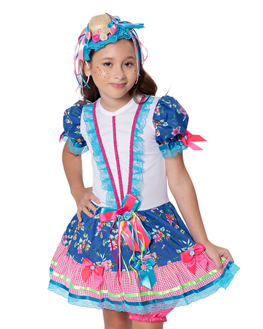 VESTIDO JUNINO MARIA ANABEL - J1767