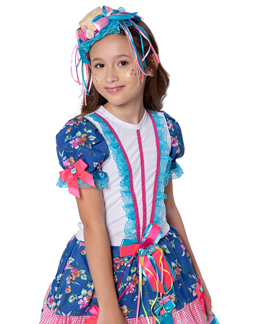 VESTIDO JUNINO MARIA ANABEL - J1767