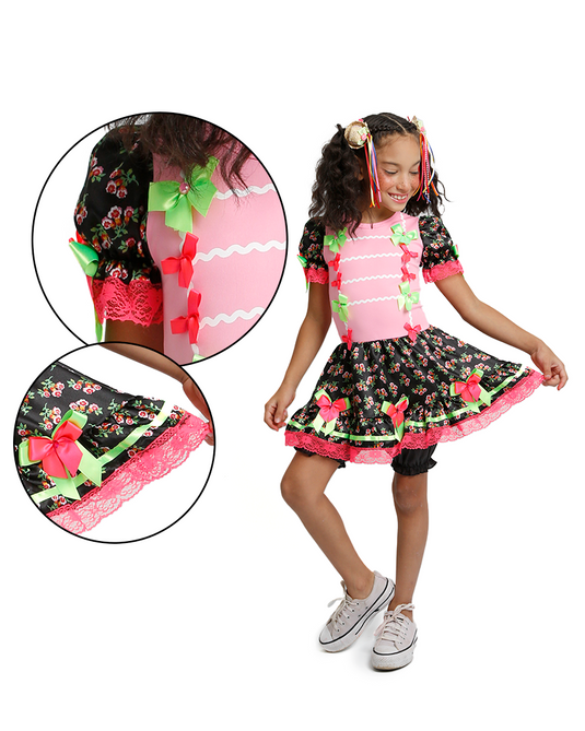VESTIDO JUNINO MARIA ARLETE - J1765