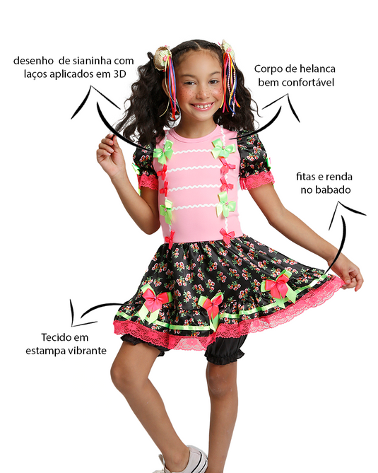 VESTIDO JUNINO MARIA ARLETE - J1765