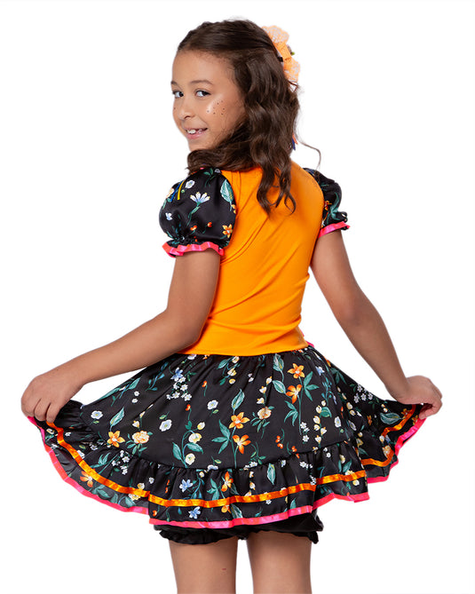 VESTIDO JUNINO NATALIA INFANTIL - J1789