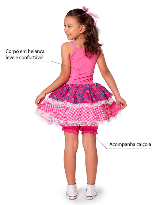 VESTIDO JUNINO SAFIRA - J1788