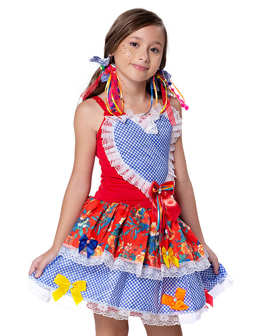 VESTIDO JUNINO SAFIRA - J1788