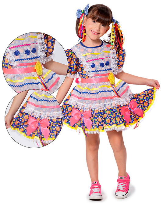 VESTIDO JUNINO TAPIOQUINHA - J1582