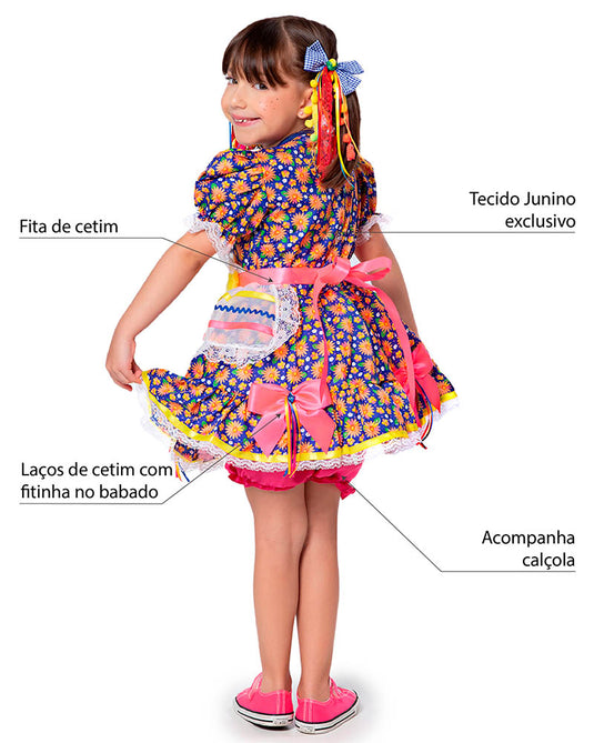 VESTIDO JUNINO TAPIOQUINHA - J1582