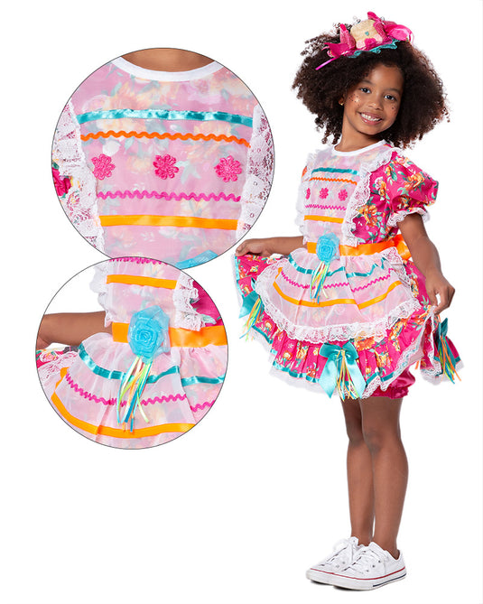 VESTIDO JUNINO TAPIOQUINHA - J1582