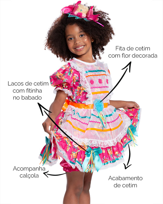 VESTIDO JUNINO TAPIOQUINHA - J1582