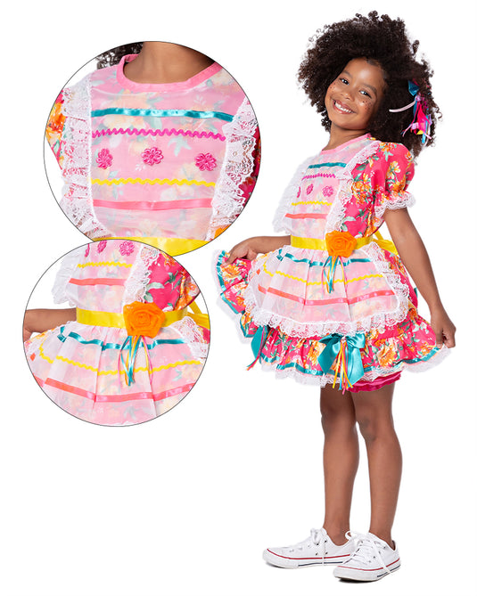VESTIDO JUNINO TAPIOQUINHA - J1582