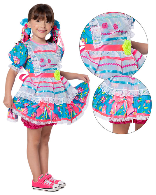 VESTIDO JUNINO TAPIOQUINHA - J1582