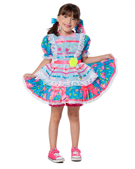 VESTIDO JUNINO TAPIOQUINHA - J1582