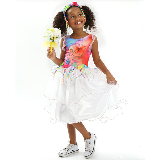 VESTIDO JUNINO NOIVA TABATHA- INFANTIL