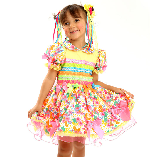 VESTIDO JUNINO DOCINHO- INFANTIL